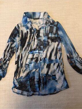 David Cline “Crushed” Button Down Top